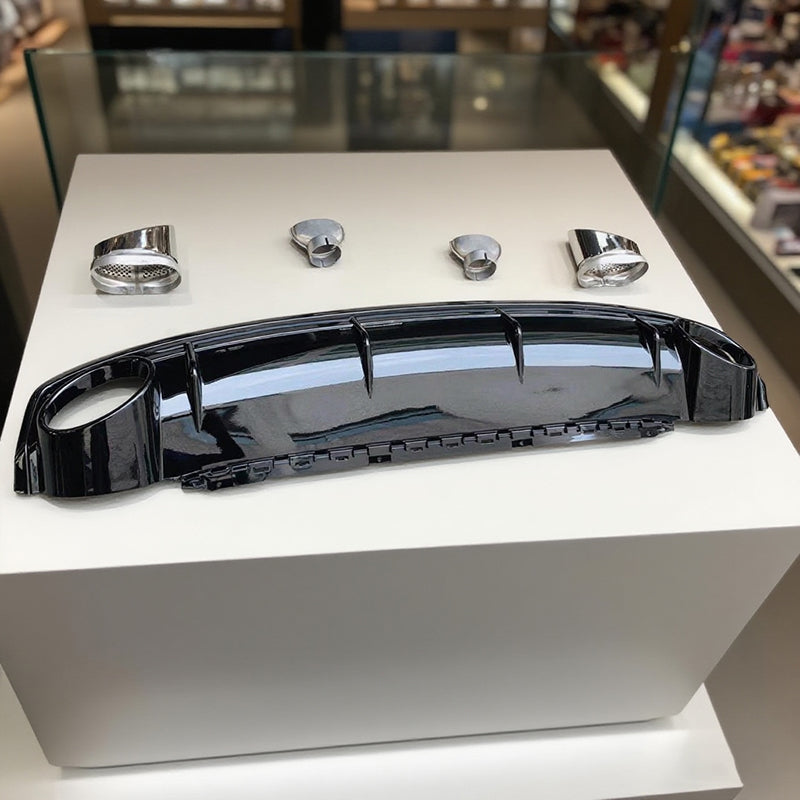 2017 Audi SQ7 4M RSQ7 style diffuser